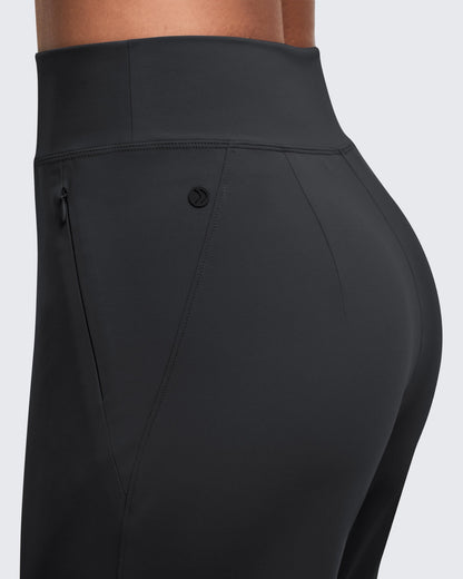 Pantalones de vestir ShiftReady de cintura alta con bolsillos ocultos con cremallera