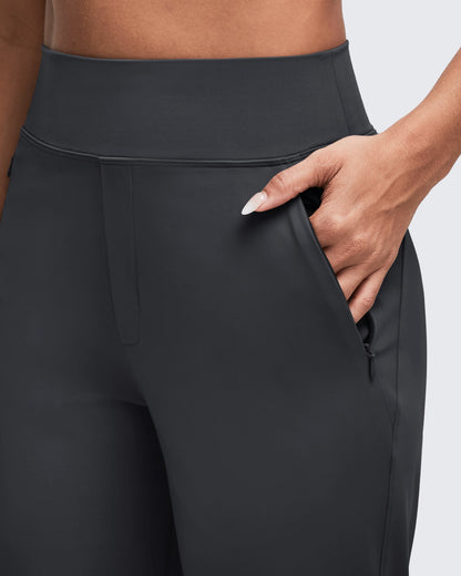Pantalones de vestir ShiftReady de cintura alta con bolsillos ocultos con cremallera