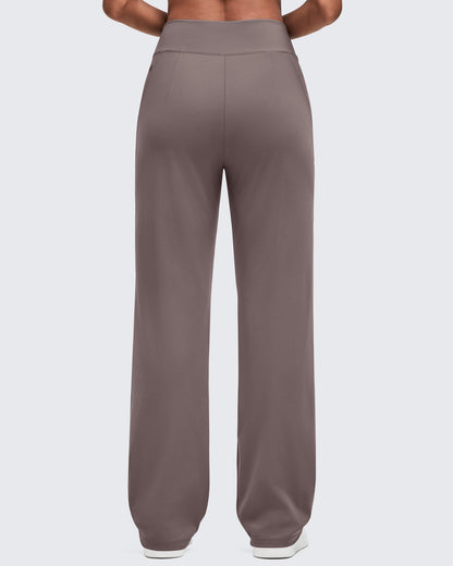 Pantalones de vestir ShiftReady de cintura alta con bolsillos ocultos con cremallera
