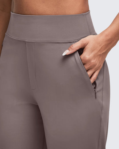 Pantalones de vestir ShiftReady de cintura alta con bolsillos ocultos con cremallera