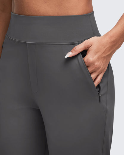 Pantalones de vestir ShiftReady de cintura alta con bolsillos ocultos con cremallera