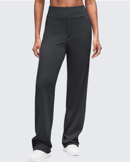 Pantalones de vestir ShiftReady de cintura alta con bolsillos ocultos con cremallera