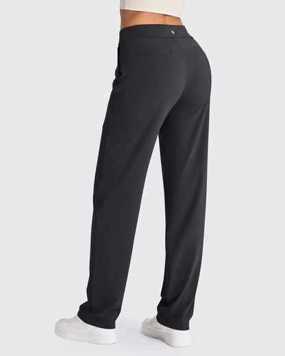 Pantalones de vestir rectos de talle alto ShiftReady Tall