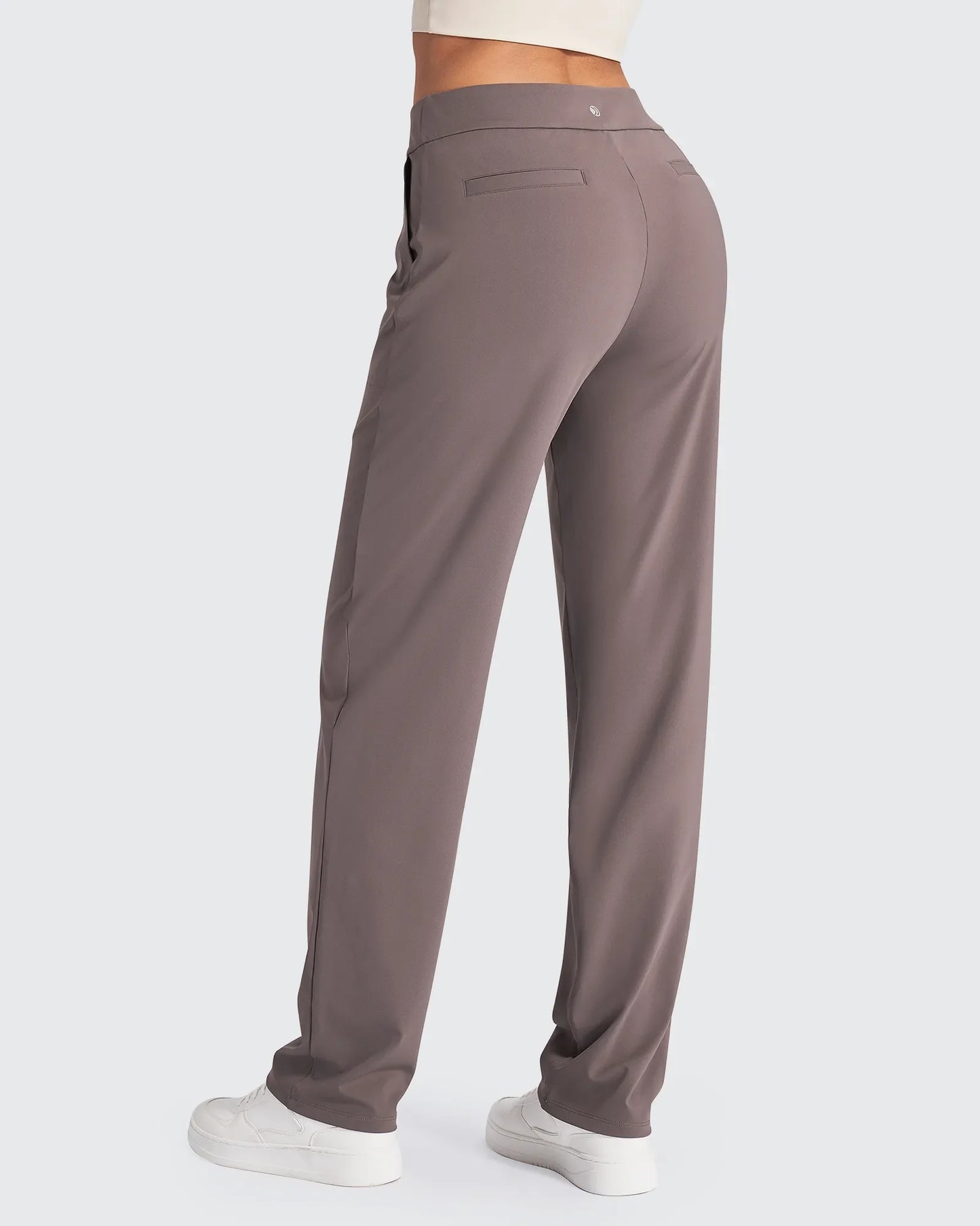 Pantalones de vestir rectos de talle alto ShiftReady Petite