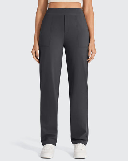 Pantalones de vestir rectos de talle alto ShiftReady Tall