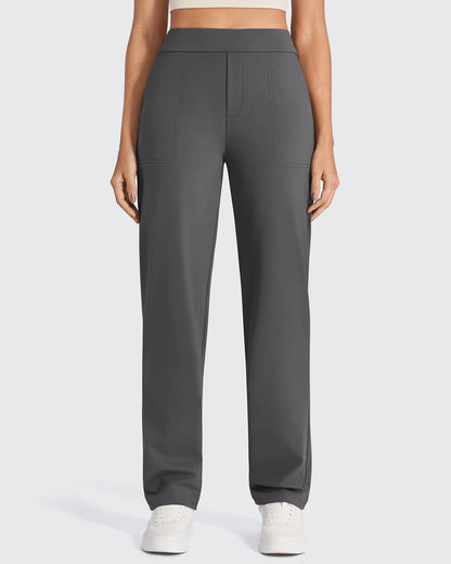 Pantalones de vestir rectos de talle alto ShiftReady Tall