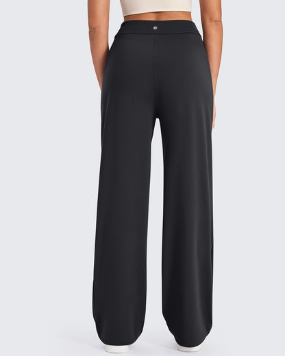 Pantalones de trabajo de pierna ancha y talle alto ShiftReady