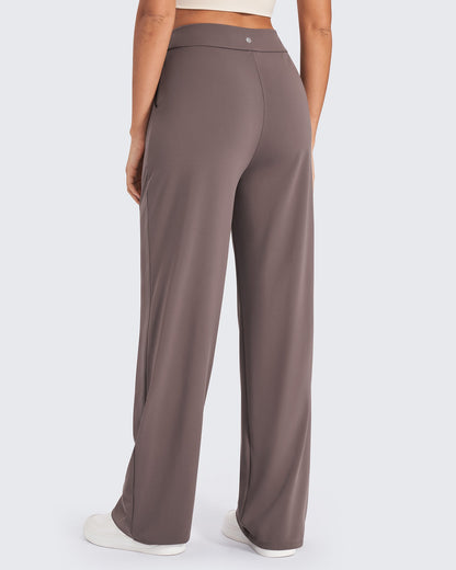 Pantalones de trabajo de pierna ancha y talle alto ShiftReady