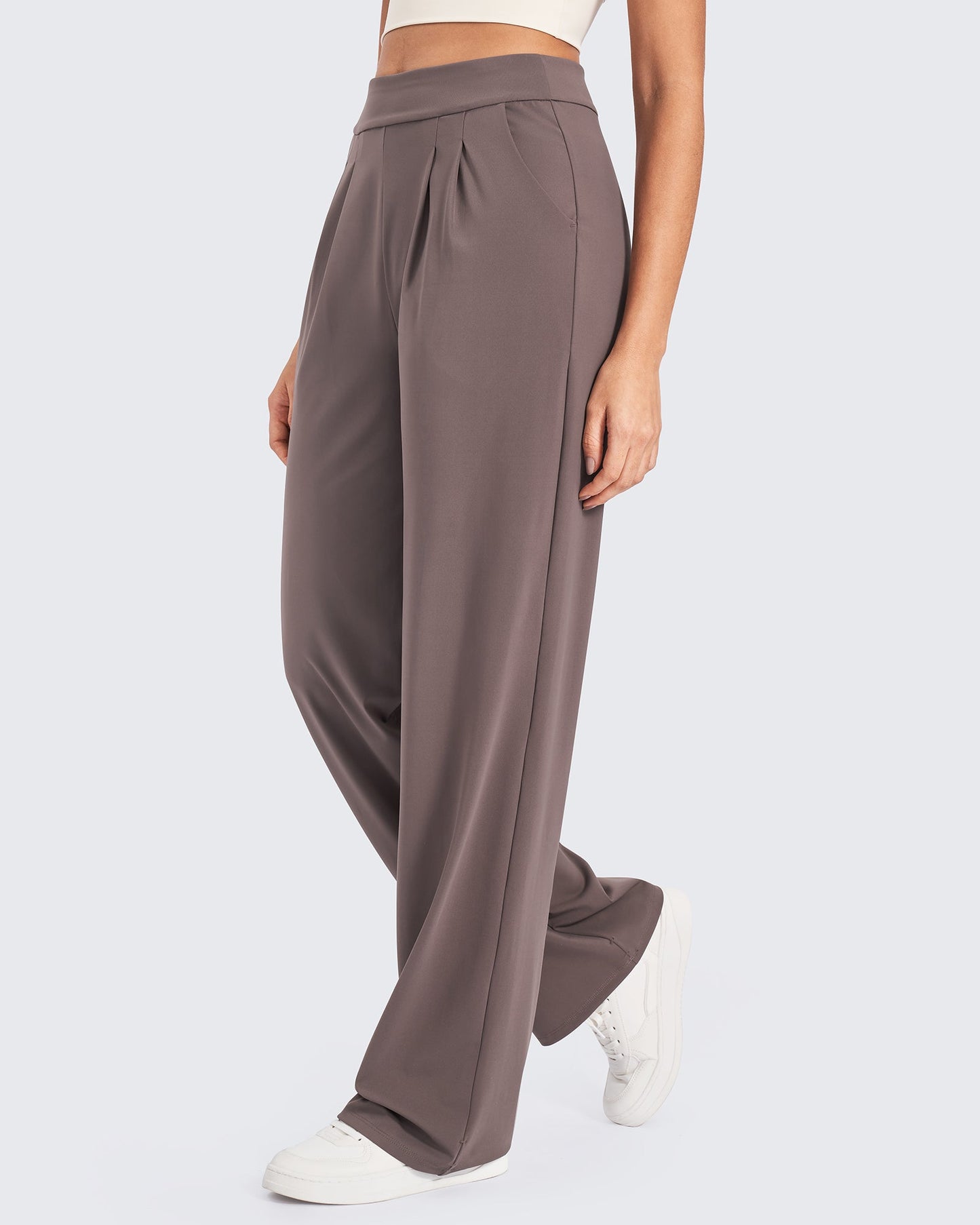 Pantalones de trabajo de pierna ancha y talle alto ShiftReady