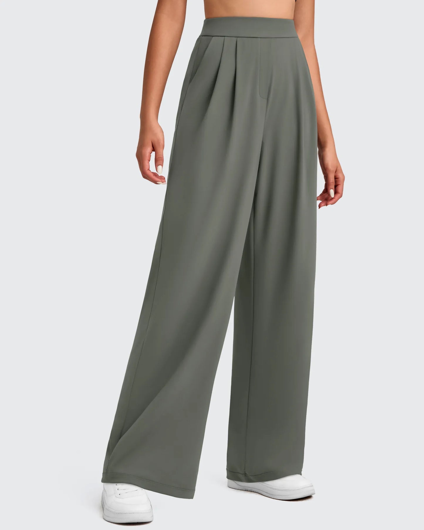 Pantalones Casuales de Vestir de Talle Alto ShiftReady