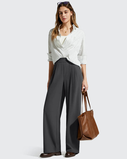 Pantalones Casuales de Vestir de Talle Alto ShiftReady