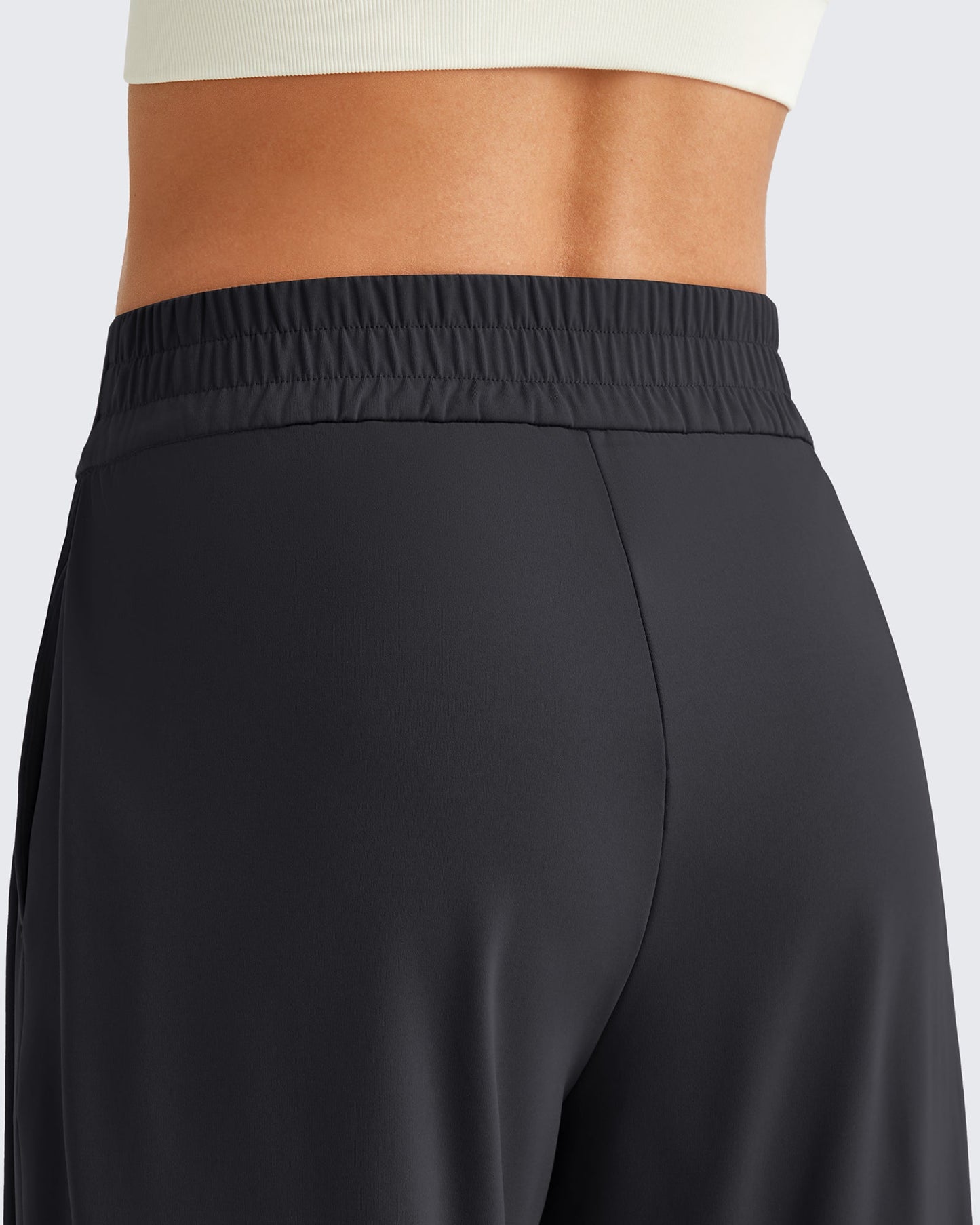 Pantalones de vestir de pernera ancha y talle alto ShiftReady