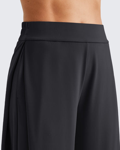 Pantalones de vestir de pernera ancha y talle alto ShiftReady