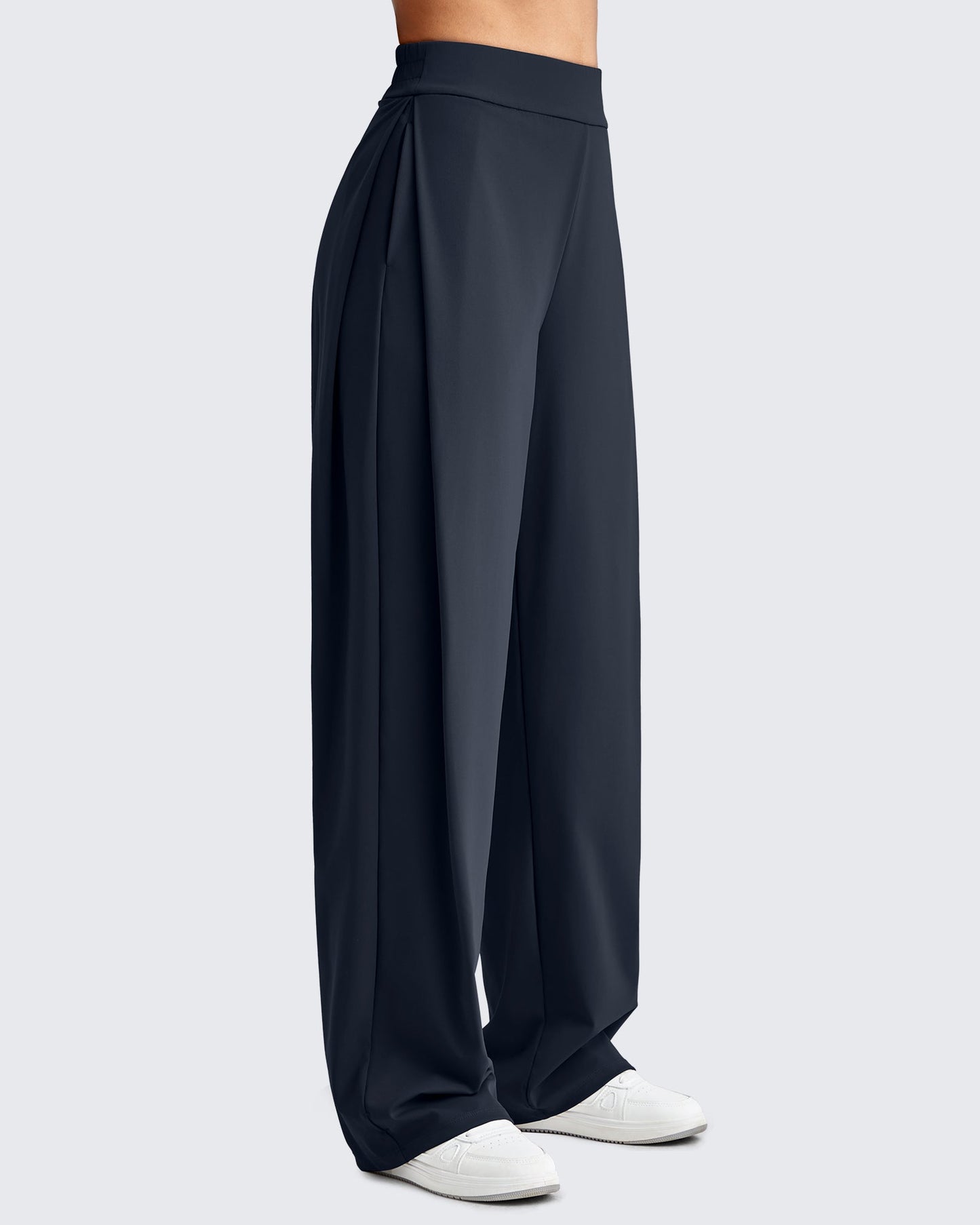 Pantalones de vestir de pernera ancha y talle alto ShiftReady