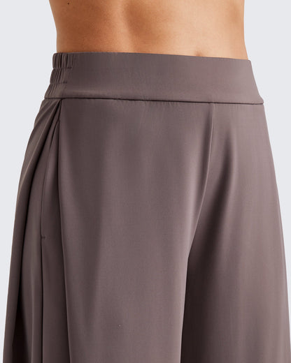 Pantalones de vestir de pernera ancha y talle alto ShiftReady