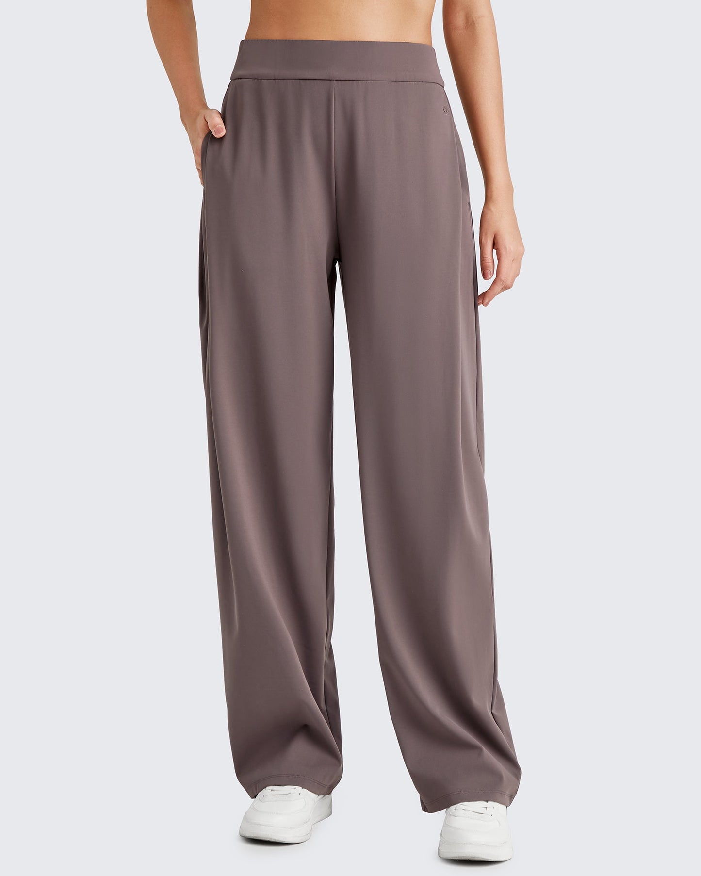 Pantalones de vestir de pernera ancha y talle alto ShiftReady