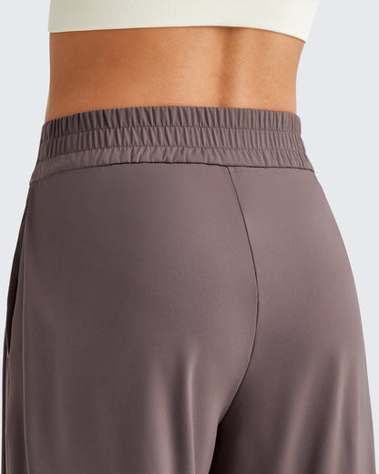 Pantalones de vestir de pernera ancha y talle alto ShiftReady
