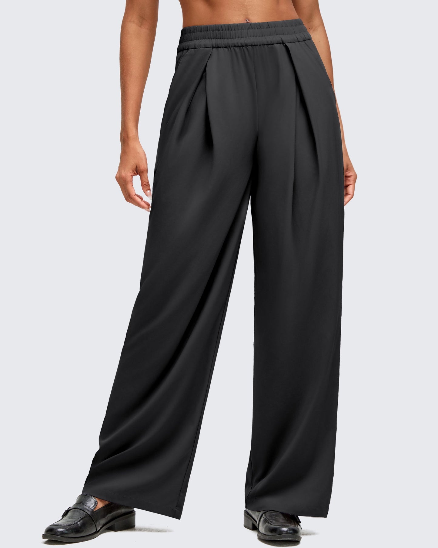 Pantalones de pernera ancha con pliegue delantero ligeros ShiftReady
