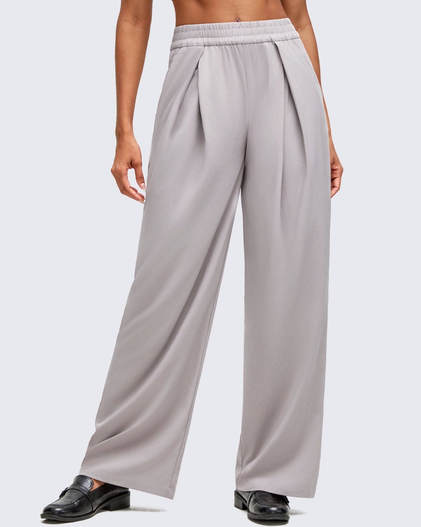 Pantalones de pernera ancha con pliegue delantero ligeros ShiftReady