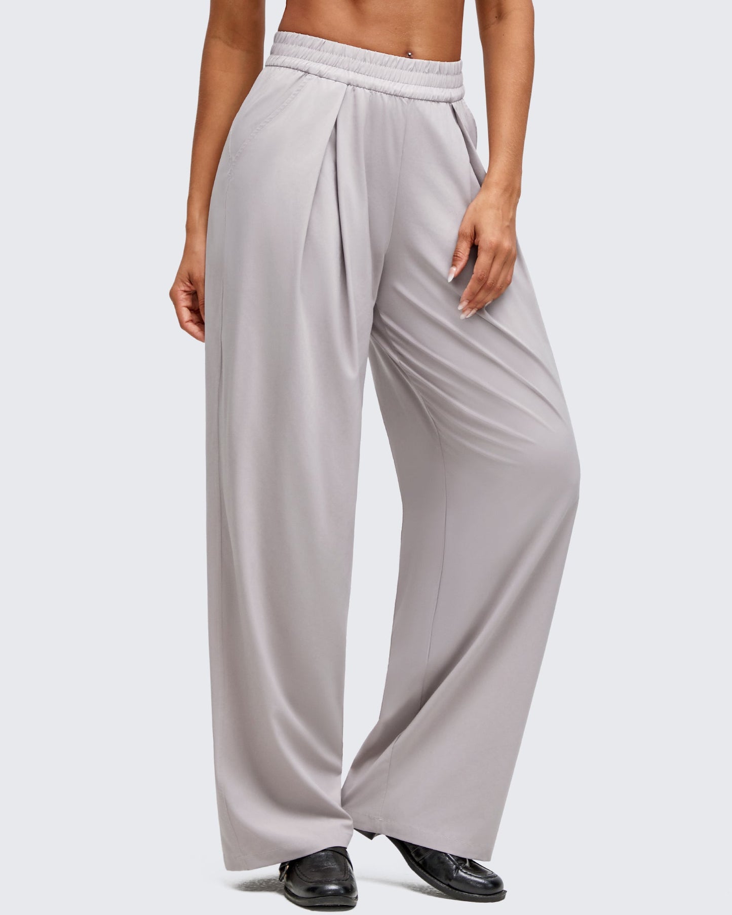 Pantalones de pernera ancha con pliegue delantero ligeros ShiftReady
