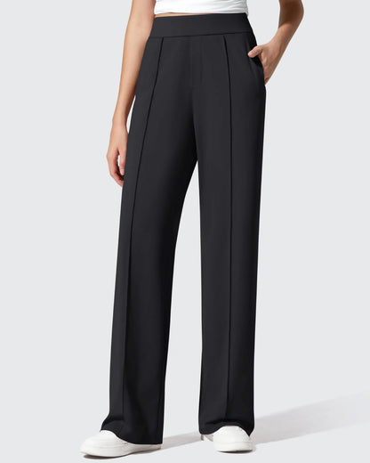 Pantalones de trabajo de pierna ancha con banda elástica ShiftReady Pockets