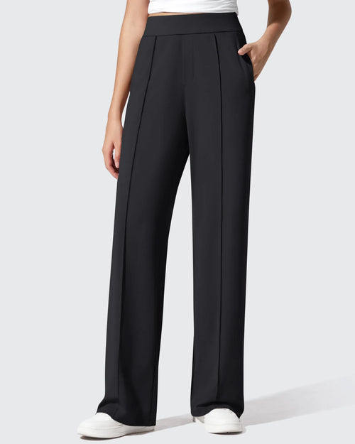 Pantalones de trabajo de pierna ancha con banda elástica ShiftReady Pockets