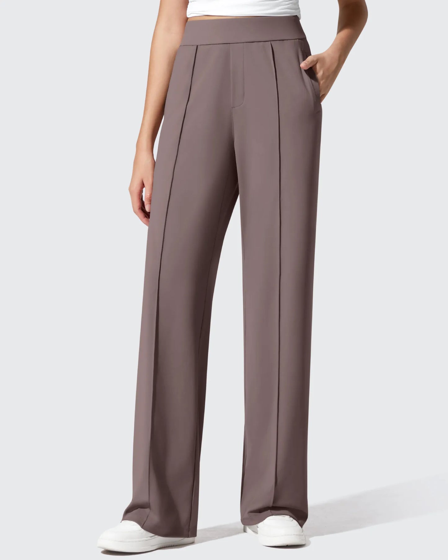 Pantalones de trabajo de pierna ancha con banda elástica ShiftReady Pockets