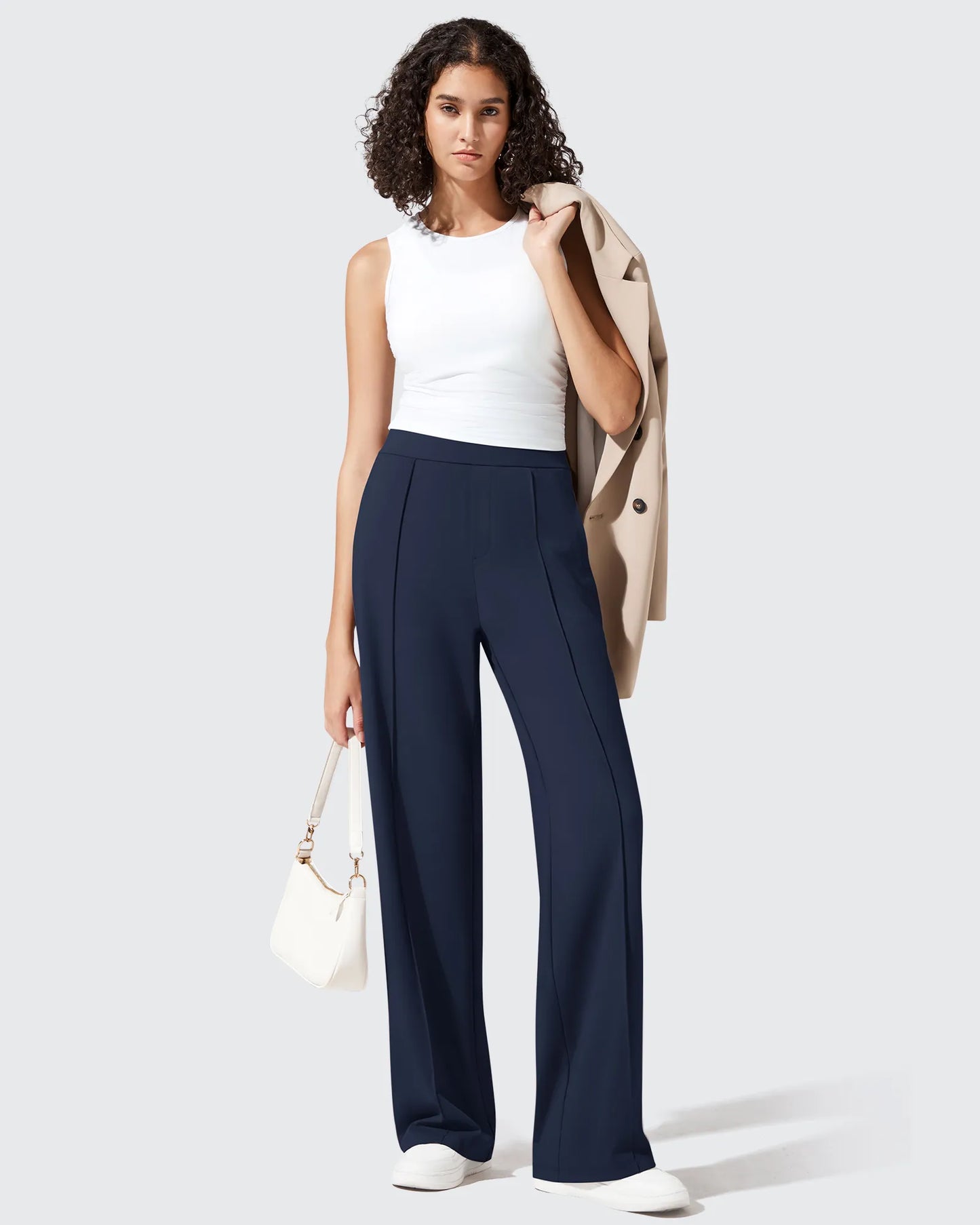 Pantalones de trabajo de pierna ancha con banda elástica ShiftReady Pockets
