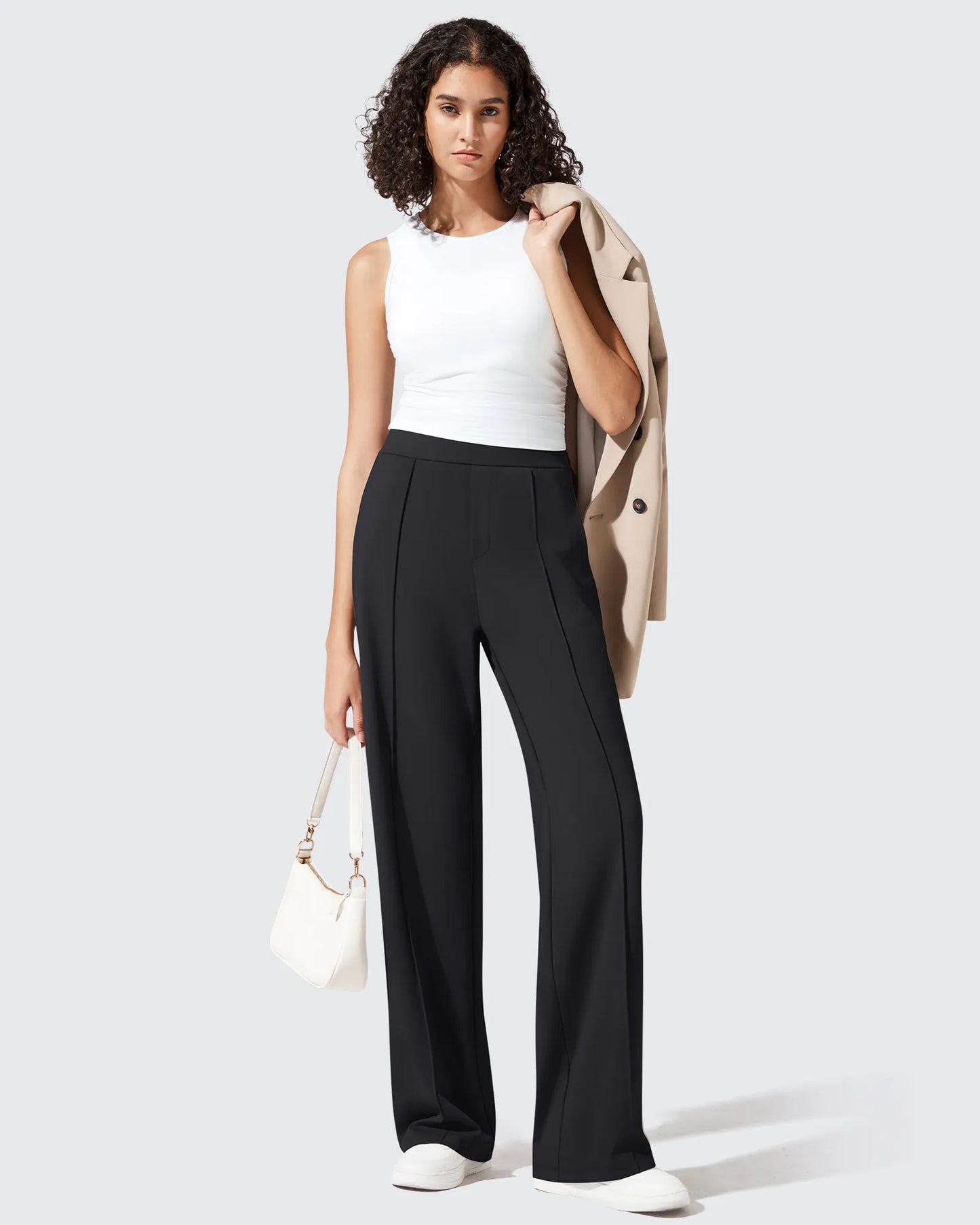 Pantalones de trabajo de pierna ancha con banda elástica ShiftReady Pockets