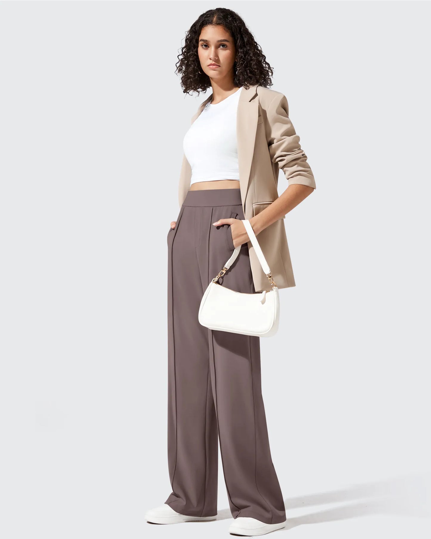 Pantalones de trabajo de pierna ancha con banda elástica ShiftReady Pockets