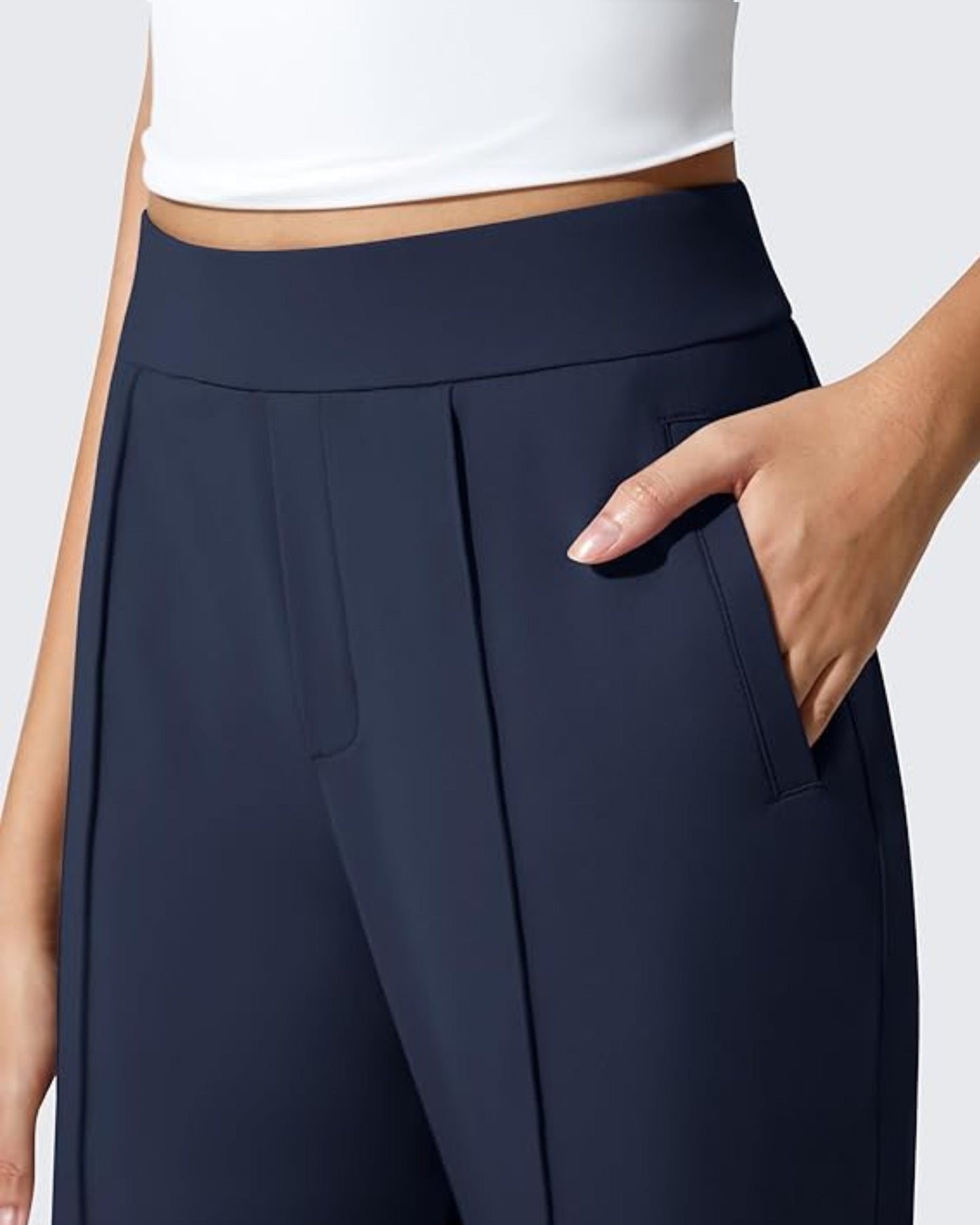 Pantalones de trabajo de pierna ancha con banda elástica ShiftReady Pockets