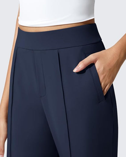 Pantalones de trabajo de pierna ancha con banda elástica ShiftReady Pockets