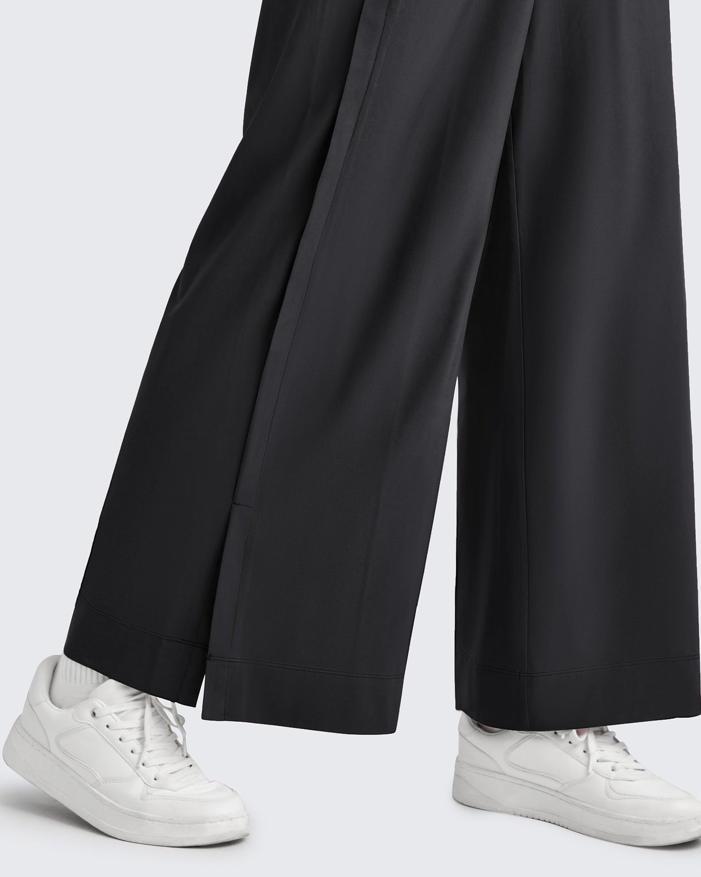 Pantalones Tobilleros ShiftReady de Talle Alto y Pierna Ancha con Abertura Lateral