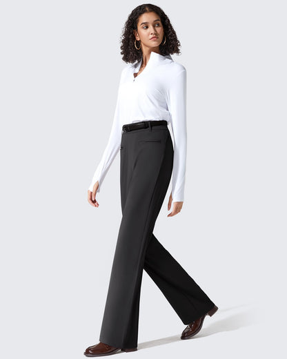 Pantalones de trabajo ShiftReady de pernera recta con bolsillos laterales y cintura elástica
