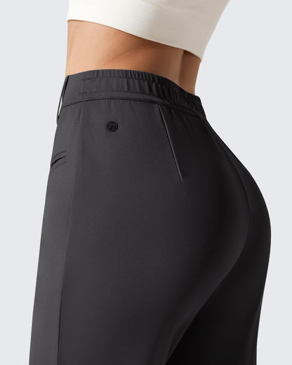 Pantalones de trabajo ShiftReady de pernera recta con bolsillos laterales y cintura elástica