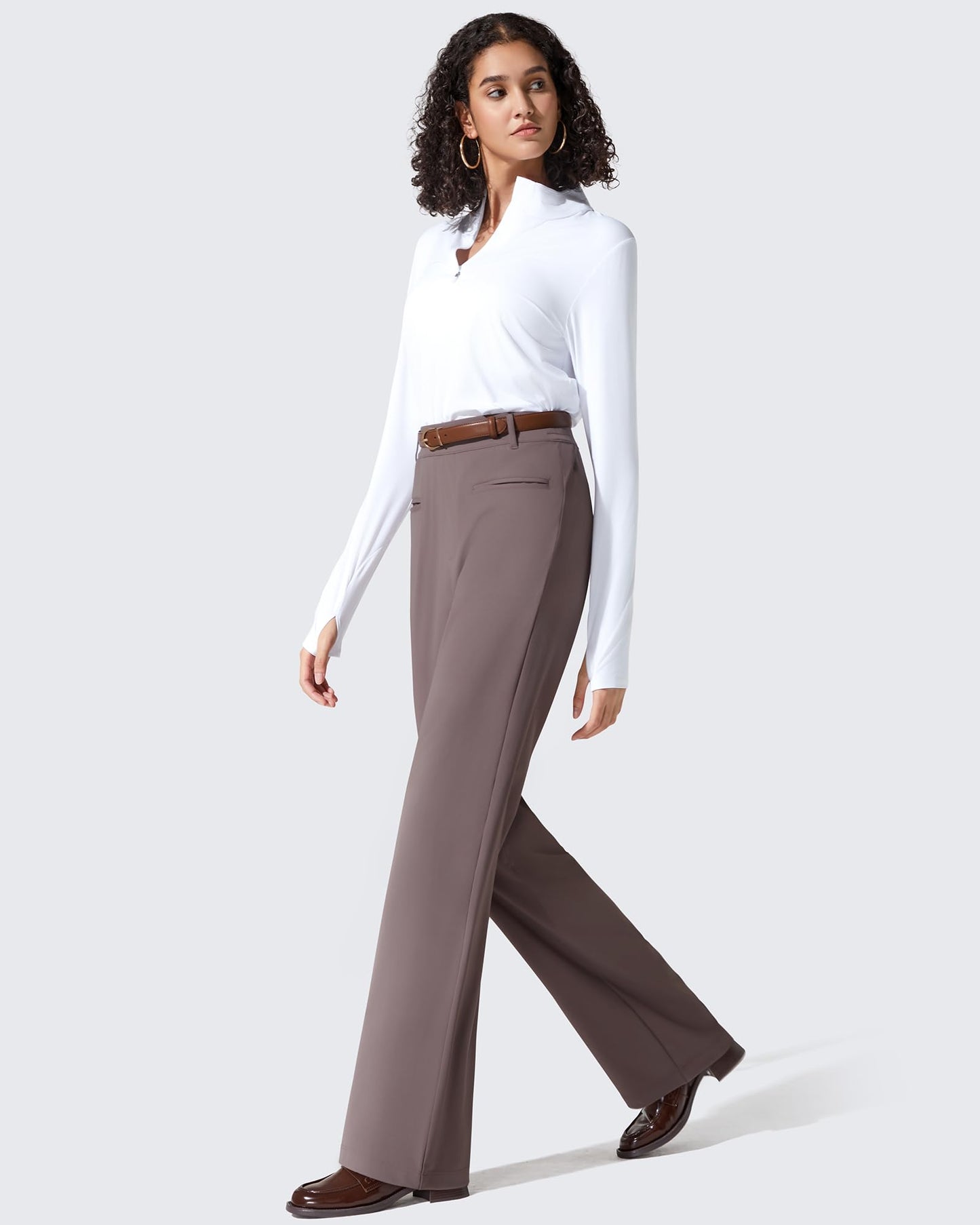 Pantalones de trabajo ShiftReady de pernera recta con bolsillos laterales y cintura elástica