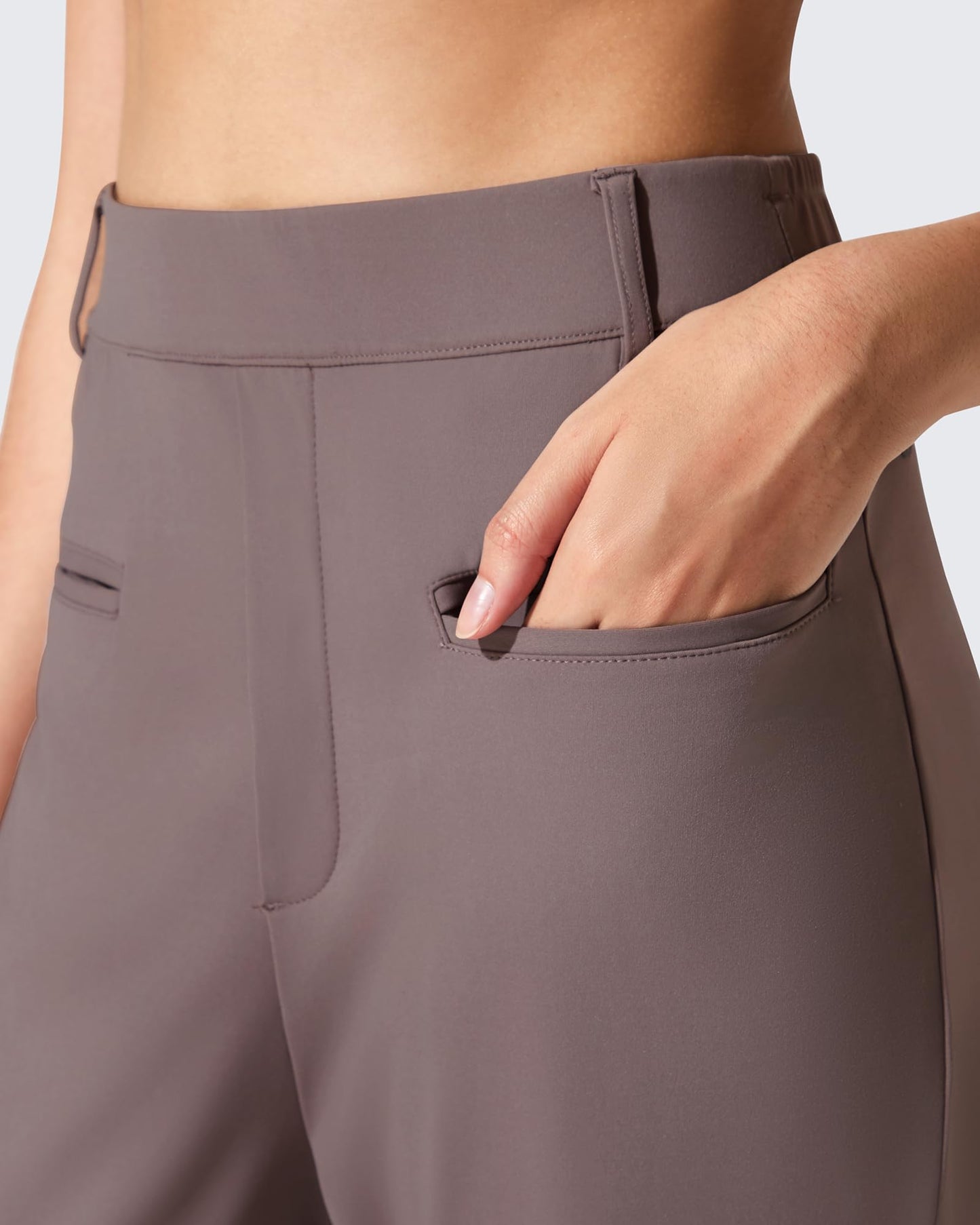 Pantalones de trabajo ShiftReady de pernera recta con bolsillos laterales y cintura elástica