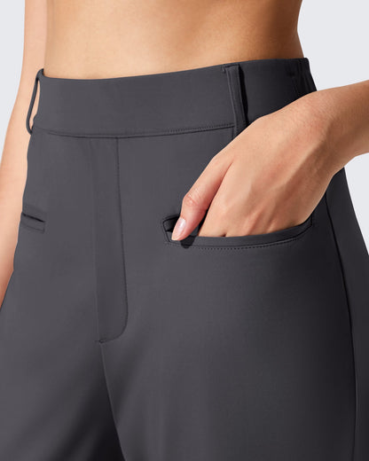Pantalones de trabajo ShiftReady de pernera recta con bolsillos laterales y cintura elástica