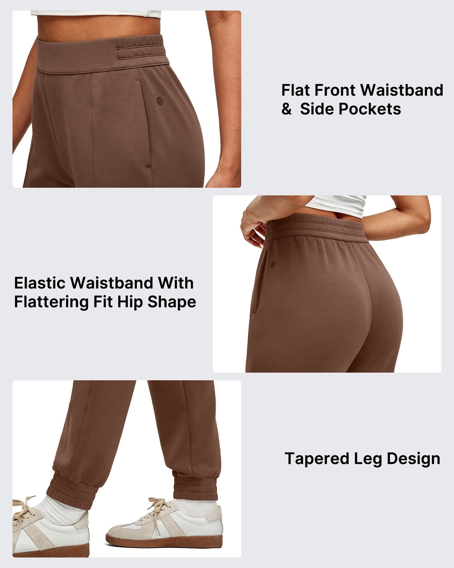 Pantalones Jogger con Bolsillos y Cintura Elástica Smoofit