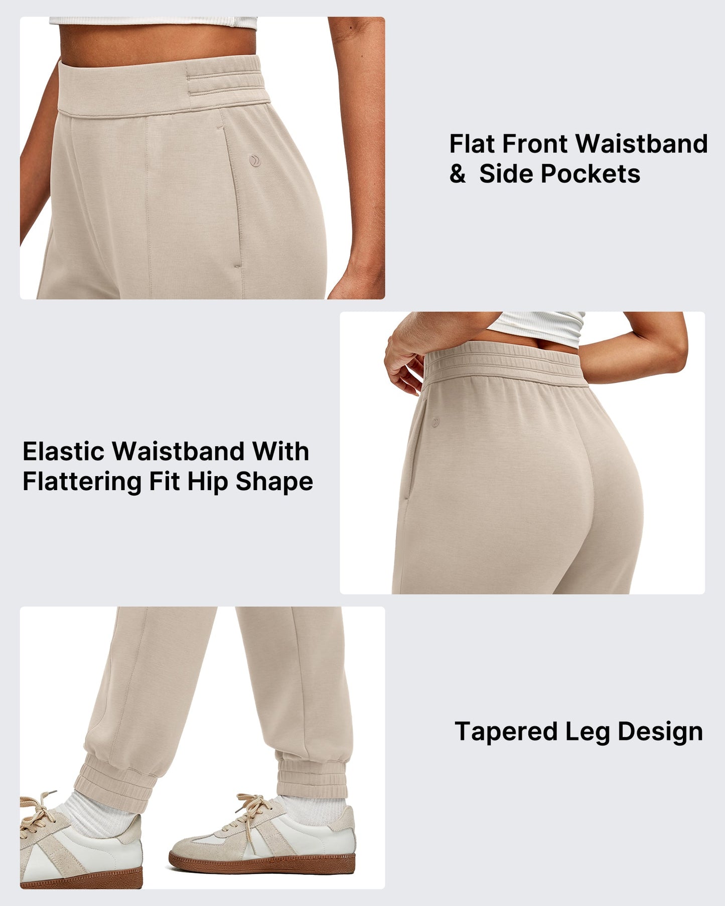 Pantalones Jogger con Bolsillos y Cintura Elástica Smoofit