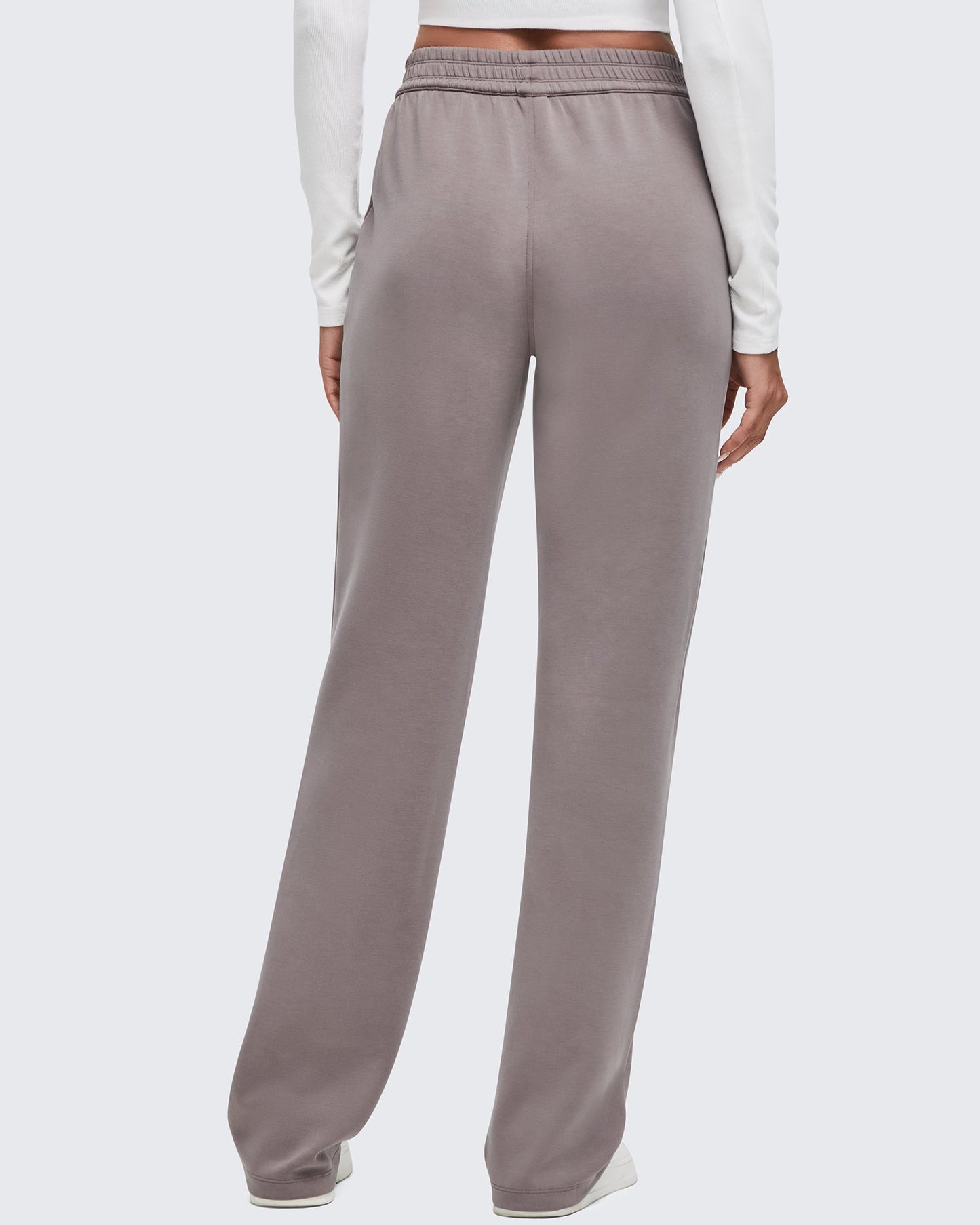 Pantalones de chándal de pernera ancha con cintura elástica Smoofit, corte regular