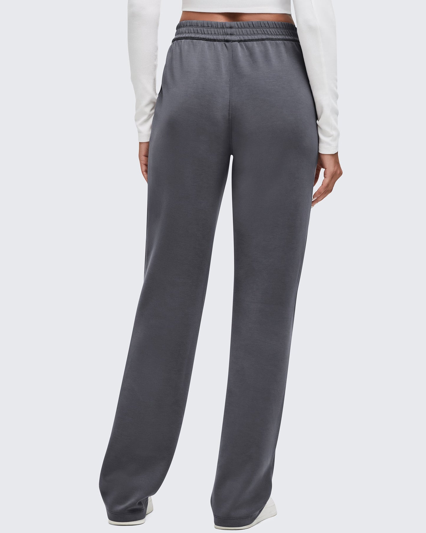 Pantalones de chándal de pernera ancha con cintura elástica Smoofit altos