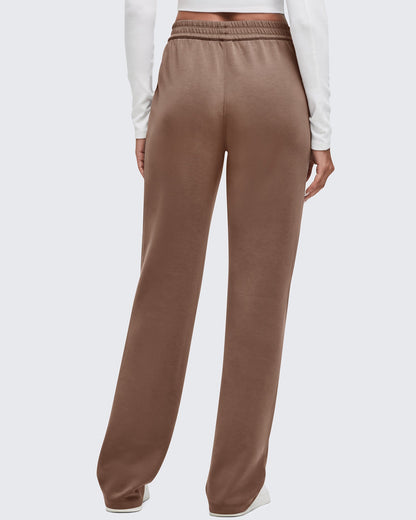 Pantalones de chándal de pernera ancha con cintura elástica Smoofit, talla Petite