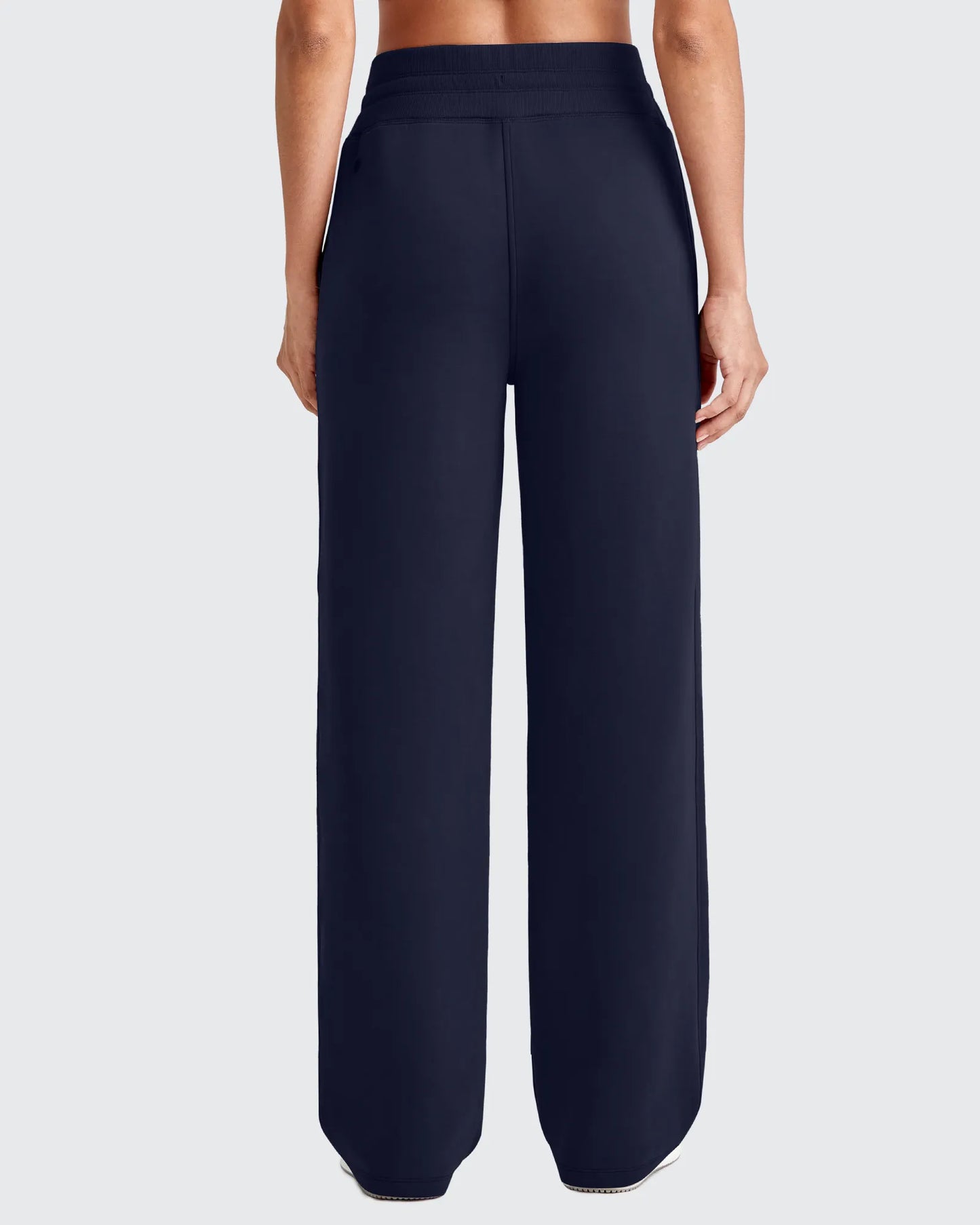 Pantalones deportivos de pierna ancha con cordón y cintura elástica Smoofit