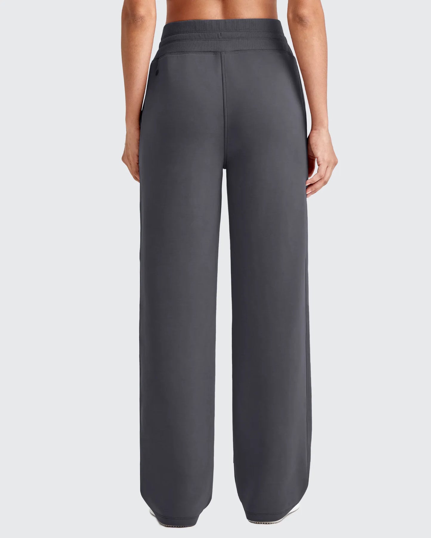 Pantalones deportivos de pierna ancha con cordón y cintura elástica Smoofit