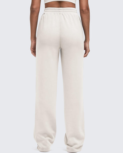 Pantalón de chándal Smoofit de pernera ancha, talle alto y aberturas laterales