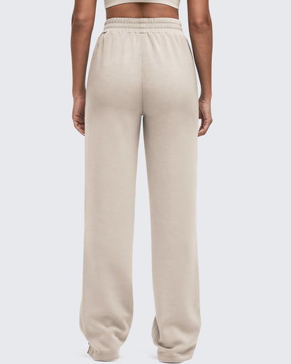 Pantalón de chándal Smoofit de pernera ancha, talle alto y aberturas laterales