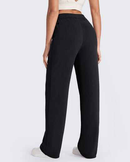 Pantalón Smoofit de vestir de talle alto y holgado, talla alta