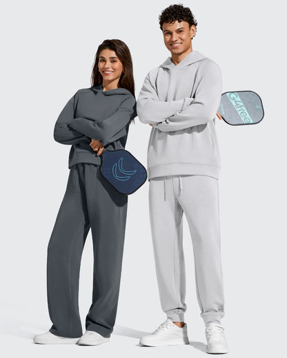 Pantalones de chándal térmicos con cordón y forro polar para hombre Smoofit