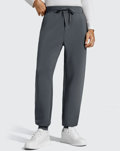 Pantalones de chándal térmicos con cordón y forro polar para hombre Smoofit